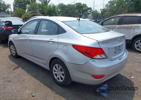 2012 Hyundai Accent Gls z USA, uszkodzony, nr VIN KMHCT4AE0CU142279